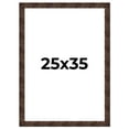 thumbnail image 1 of 25x35 Frame Brown Burl Real Wood Picture Frame Width 1.625 Inches | Interior Frame Depth 0.5 Inches, 1 of 8