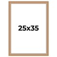 thumbnail image 1 of 25x35 Frame Charleston Honey Brown Solid Wood Picture Frame Width 1.75 Inches | Interior Depth 0.5, 1 of 8
