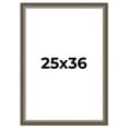 thumbnail image 1 of 25x36 Frame Brown Solid Wood Picture Frame | 1.75 Inch Moulding Width | Austin Frame Complete with, 1 of 8