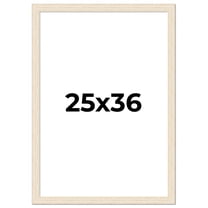 25x36 Frame White Real Wood Picture Frame Width 1.5 inches | Interior Frame Depth 0.5 inches | Barn