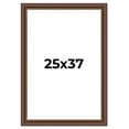 thumbnail image 1 of 25x37 Copper and Brown Real Wood Picture Frame Width 2 inches | Interior Frame Depth 0.5 inches |, 1 of 8