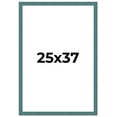 thumbnail image 1 of 25x37 Frame Blue Rustic Barnwood Solid Wood Picture Frame Width 1.25 Inches | Interior Depth 0.5, 1 of 8