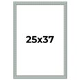 thumbnail image 1 of 25x37 Frame Blue Teal Distressed Solid Wood Picture Frame | 1.625 Inch Moulding Width | Sonoma Blue, 1 of 8