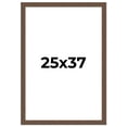 thumbnail image 1 of 25x37 Frame Brown Farmhouse Solid Wood Picture Frame Width 1.5 Inches | Interior Frame Depth 0.5, 1 of 8