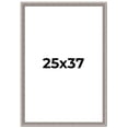 thumbnail image 1 of 25x37 Frame Grey Real Wood Picture Frame Width 1.25 inches | Interior Frame Depth 0.5 inches | Hans, 1 of 8