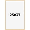 thumbnail image 1 of 25x37 Frame Natural Wood Picture Frame | 0.75 Inch Moulding Width | with UV Acrylic Plexiglass,, 1 of 8