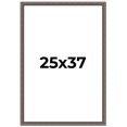 thumbnail image 1 of 25x37 Frame Silver Real Wood Picture Frame Width 1.25 Inches | Interior Frame Depth 0.5 Inches |, 1 of 8