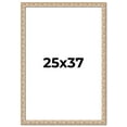 thumbnail image 1 of 25x37 Frame White Real Wood Picture Frame Width 1.5 inches | Interior Frame Depth 0.5 inches |, 1 of 8