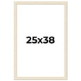 thumbnail image 1 of 25x38 Frame White Real Wood Picture Frame Width 1.5 inches | Interior Frame Depth 0.5 inches | Barn, 1 of 8