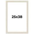thumbnail image 1 of 25x38 Frame White Real Wood Picture Frame Width 1.75 inches | Interior Frame Depth 0.5 inches |, 1 of 8