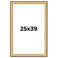 thumbnail image 1 of 25x39 Frame Gold Plein Aire Solid Wood Picture Frame Width 2 Inches | Interior Frame Depth 0.5, 1 of 8