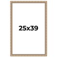 thumbnail image 1 of 25x39 Frame Silver Real Wood Picture Frame Width 1.5 inches | Interior Frame Depth 0.5 inches |, 1 of 8