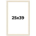 thumbnail image 1 of 25x39 Frame White Real Wood Picture Frame Width 1.5 inches | Interior Frame Depth 0.5 inches | Barn, 1 of 8