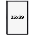 thumbnail image 1 of 25x39 Shadow Box Frame Black | 1 Inches Deep Real Wood Farmhouse Shadowbox Display Frame | UV, 1 of 6