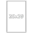thumbnail image 1 of 25x39 Shadow Box Frame White | 2 Inches Deep Real Wood Contemporary Shadowbox Display Frame | UV, 1 of 8