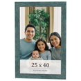 thumbnail image 1 of 25x40 Frame Blue Rustic Barnwood Solid Wood Picture Frame Width 1.25 Inches | Interior Depth 0.5, 1 of 8