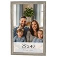 thumbnail image 1 of 25x40 Frame Grey Solid Wood Picture Frame Width 1 Inches | Interior Frame Depth 0.5 Inches |, 1 of 8