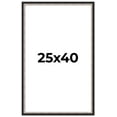 thumbnail image 1 of 25x40 Frame Silver Real Wood Picture Frame Width 1.25 Inches | Interior Frame Depth 0.75 Inches |, 1 of 8