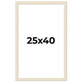 thumbnail image 1 of 25x40 Frame White Real Wood Picture Frame Width 1.5 inches | Interior Frame Depth 0.5 inches | Barn, 1 of 8
