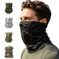 thumbnail image 1 of 25x42 cm Camouflage Face Covering, Tactical Seamless Neck Gaiter Bands, Plain Solid Sunscreen Breathable Balaclava Balaclavas, Motor Riding Fishing Helmet Liner Sports Headscarf with UV Protection, 1 of 3