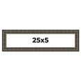thumbnail image 1 of 25x5 Frame Black Bamboo Solid Wood Picture Frame Width 1.5 Inches | Interior Frame Depth 0.5 Inches, 1 of 8