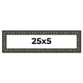 thumbnail image 1 of 25x5 Frame Black-Brown Medieval Solid Wood Picture Frame | 1.5 Inch Moulding Width | Gotham Beveled, 1 of 8