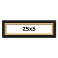 thumbnail image 1 of 25x5 IN Frame Gold Real Wood Picture Frame Width 2.25 Inches | Interior Frame Depth 0.5 Inches |, 1 of 8