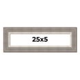 thumbnail image 1 of 25x5 IN Frame Grey Real Wood Picture Frame Width 2.75 Inches | Interior Frame Depth 0.5 Inches |, 1 of 8