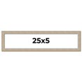 thumbnail image 1 of 25x5 IN Frame Grey Solid Wood Picture Frame Width 1 Inches | Interior Frame Depth 0.5 Inches |, 1 of 8