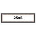 thumbnail image 1 of 25x5 IN Frame Silver Real Wood Picture Frame Width 1.25 Inches | Interior Frame Depth 0.75 Inches |, 1 of 8