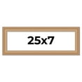 thumbnail image 1 of 25x7 Frame Charleston Honey Brown Solid Wood Picture Frame Width 1.75 Inches | Interior Depth 0.5, 1 of 8