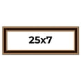 thumbnail image 1 of 25x7 Frame Gold Brown Plein Air Vintage Solid Wood Picture Frame | 1.75 Inches Moulding Width |, 1 of 8
