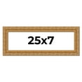 thumbnail image 1 of 25x7 Frame Gold Ornate Solid Wood Picture Frame | 2 Inch Moulding Width | Firman Traditional Photo, 1 of 8