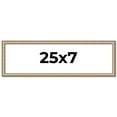 thumbnail image 1 of 25x7 Frame Silver Real Wood Picture Frame Width 0.75 Inches | Interior Frame Depth 0.5 Inches |, 1 of 8