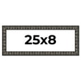 thumbnail image 1 of 25x8 Frame Black-Brown Medieval Solid Wood Picture Frame | 1.5 Inch Moulding Width | Gotham Beveled, 1 of 8