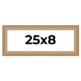 thumbnail image 1 of 25x8 Frame Charleston Honey Brown Solid Wood Picture Frame Width 1.75 Inches | Interior Depth 0.5, 1 of 8
