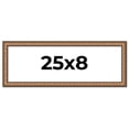 thumbnail image 1 of 25x8 Frame Gold Real Wood Picture Frame Width 1.25 inches | Interior Frame Depth 0.5 inches |, 1 of 8
