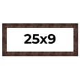 thumbnail image 1 of 25x9 Frame Brown Burl Real Wood Picture Frame Width 1.625 Inches | Interior Frame Depth 0.5 Inches, 1 of 8