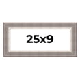 thumbnail image 1 of 25x9 Frame Grey Real Wood Picture Frame Width 2.75 Inches | Interior Frame Depth 0.5 Inches | Linus, 1 of 8