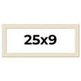 thumbnail image 1 of 25x9 Frame White Real Wood Picture Frame Width 1.5 inches | Interior Frame Depth 0.5 inches | Barn, 1 of 8