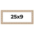 thumbnail image 1 of 25x9 Frame White Real Wood Picture Frame Width 1.5 inches | Interior Frame Depth 0.5 inches |, 1 of 8