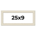 thumbnail image 1 of 25x9 Frame White Real Wood Picture Frame Width 1.75 inches | Interior Frame Depth 0.5 inches |, 1 of 8