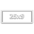 thumbnail image 1 of 25x9 Shadow Box High Gloss White Display Frame | 1.625 Inches Deep | 1 Inch Moulding Width | Solid, 1 of 4