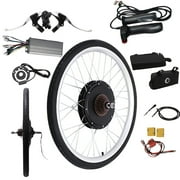 26 1000W 48V Electric E-bike Bicycle Conversion Rear Wheel Cycling Hub Motor Kit 26 E-Bike 48V Rear Wheel Electric Bicycle Hub Motor 1000W Conversion Kit Electric Bike Rear Wheel Conversion Kit