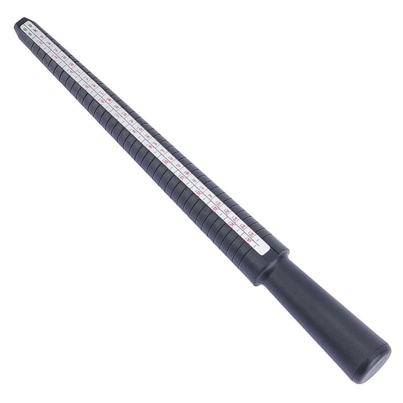 26.1x2.5cm Ring Mandrel Plastic Ring Sizer Mandrel UK Ring Size Measuring Tool Jewelry Ring Sizer Rod Finger Ring Measuring Stick for Jewelry Finger Ring Making