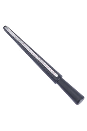 26.1x2.5cm Ring Sizer Measuring Tool Ring Mandrel Plastic Ring Sizer Mandrel US/UK Measuring Tool Jewelry Ring Sizer