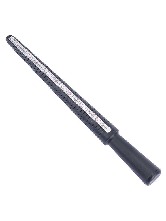 26.1x2.5cm Ring Sizer Measuring Tool Ring Mandrel Plastic Ring Sizer Mandrel US/UK Measuring Tool Jewelry Ring Sizer