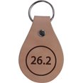 thumbnail image 1 of 26.2 Marathon Leather Key Chain - Great Gift for Birthdays or Christmas Gifts for Male and Female Runners, 1 of 3