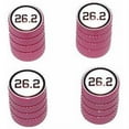 thumbnail image 1 of 26.2 Marathon Running Jogging Tire Rim Wheel Aluminum Valve Stem Caps, Multiple Colors, 1 of 1