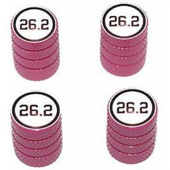 26.2 Marathon Running Jogging Tire Rim Wheel Aluminum Valve Stem Caps, Multiple Colors